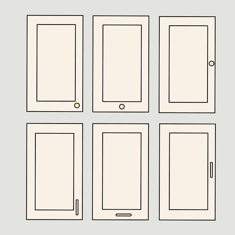 Knobs vs Pulls on Doors