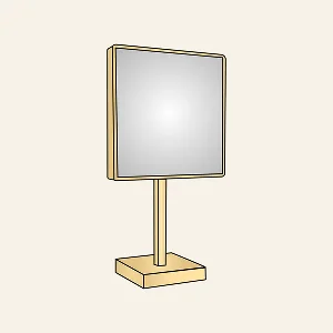 TABLETOP VANITY MIRROR
