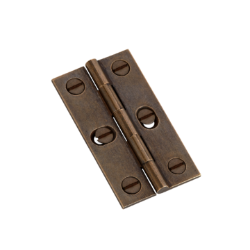 204 - (Pair of) 2 SLOT Butt Hinge with Slotted Screws
