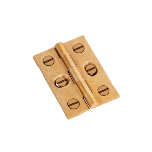 207 - (Pair of) 2 SLOT Broad Butt Hinge with Slotted Screws