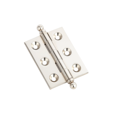2300 (Pair of) Brass Hinge with Ball Finials