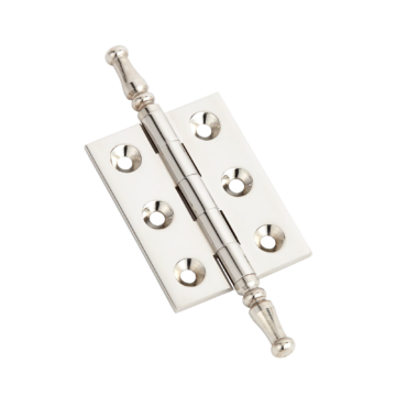 2300 (Pair of) Brass Hinge with Steeple Finials