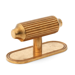 Barwick Ridged T-bar Handle with Backplate