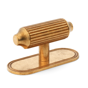Barwick Ridged T-bar Handle with Backplate