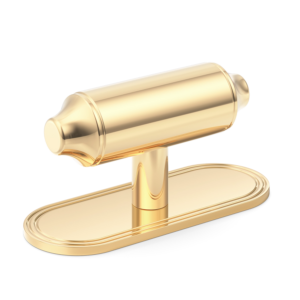 Barwick Plain T-bar Handle with Backplate Plain