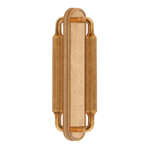 Barwick Ridged Back to Back Pull Handles with Backplate