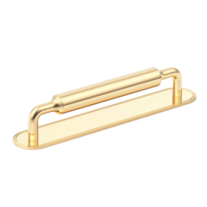 Barwick Plain Cabinet Pull Handle with Backplate