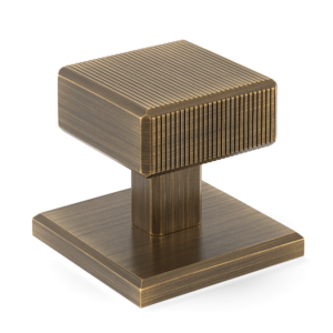 Digbeth Ridged Cabinet Knob with Backplate