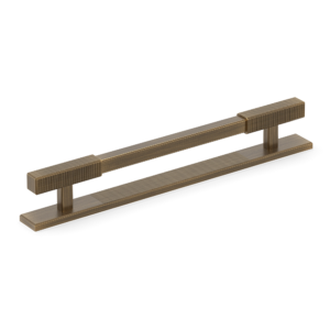 Digbeth Ridged Cabinet Handle with Backplate