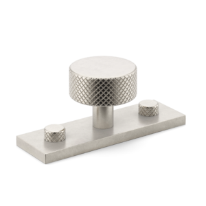 MIX Diamond Knurled Cabinet Knob & Backplate