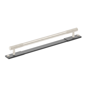 MIX Diamond Knurled Appliance Pull Handle & Backplate - Mixed Finish