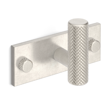 MIX Diamond Knurled Single Horizontal Wall Hook