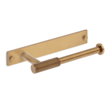 MIX Diamond Knurled Toilet Roll Holder & Backplate