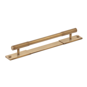 MIX Straight Knurled Pull Handle & Backplate