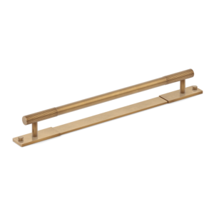 MIX Straight Knurled Appliance Pull Handle & Backplate