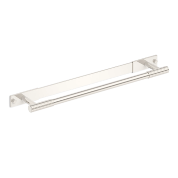 MIX Straight Knurled Bath Towel Rail & Backplate