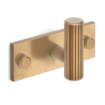 MIX Straight Knurled Single Horizontal Wall Hook