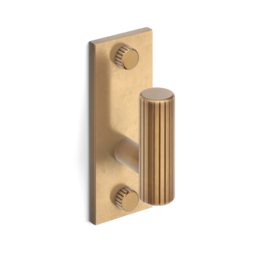 MIX Straight Knurled Single Vertical Wall Hook
