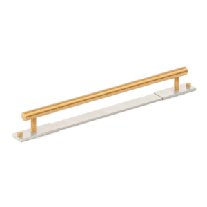 MIX Plain Appliance Pull Handle & Backplate - Mixed Finish