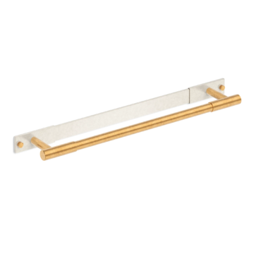 MIX Plain Bath Towel Rail & Backplate - Mixed Finish