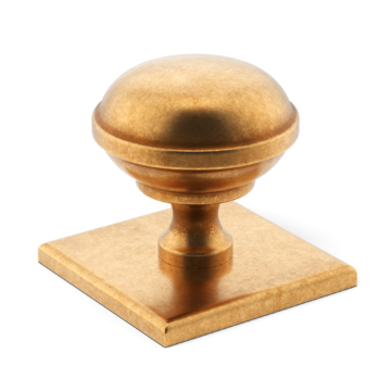 Queslett Cabinet Knob with Square Backplate