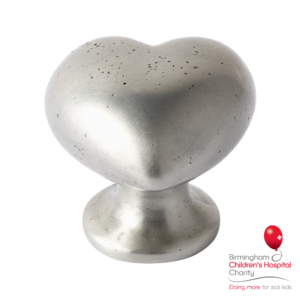Whimsical Heart Bronze Cabinet Knob