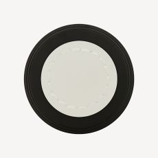 Split White Distressleather And Black