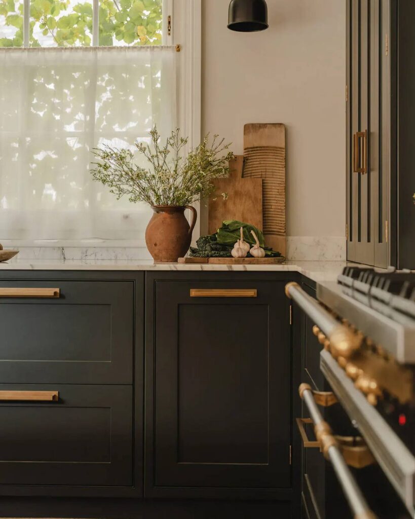 Armac Martin Bar pull in Antique Brass — Kitchen