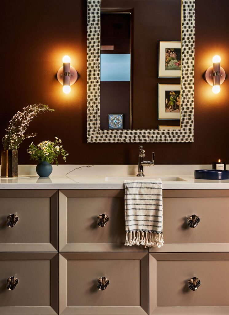 Nest Studio Collection Decorative knob in Polished Chrome — Bath