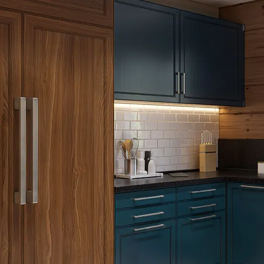 Ashley Norton Bar pull in Polished Chrome — Kitchen