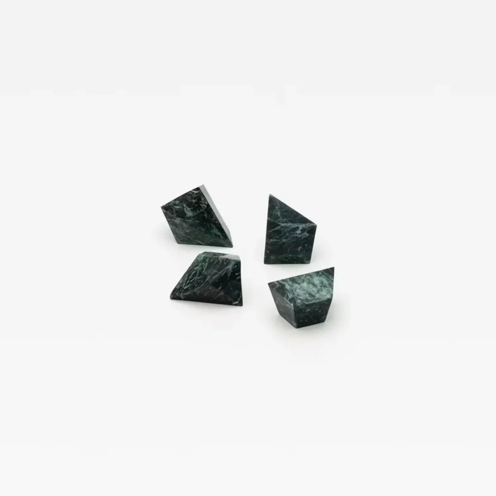 Lo & Co Geometric knob in Stone — Flatlay