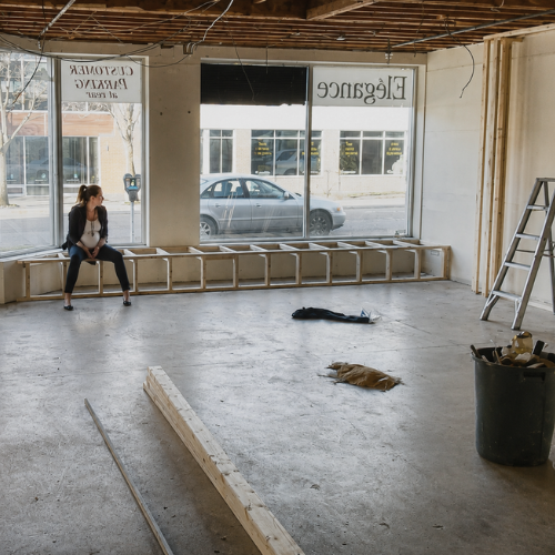 West 2nd — Simone at the new showroom