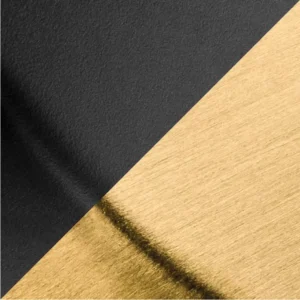 Estate Split Satin Black And Satin Brass M04