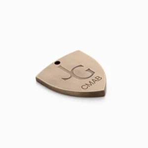 Ceramic Shield Mid Antique Brass