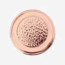 Hand Peened Rose Gold