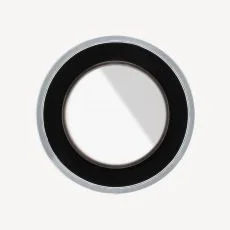 Split Acrylic Black & Chrome