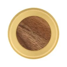 Walnutwood & Satin Brass