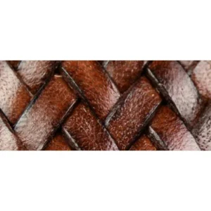 Woven Leather Tobacco