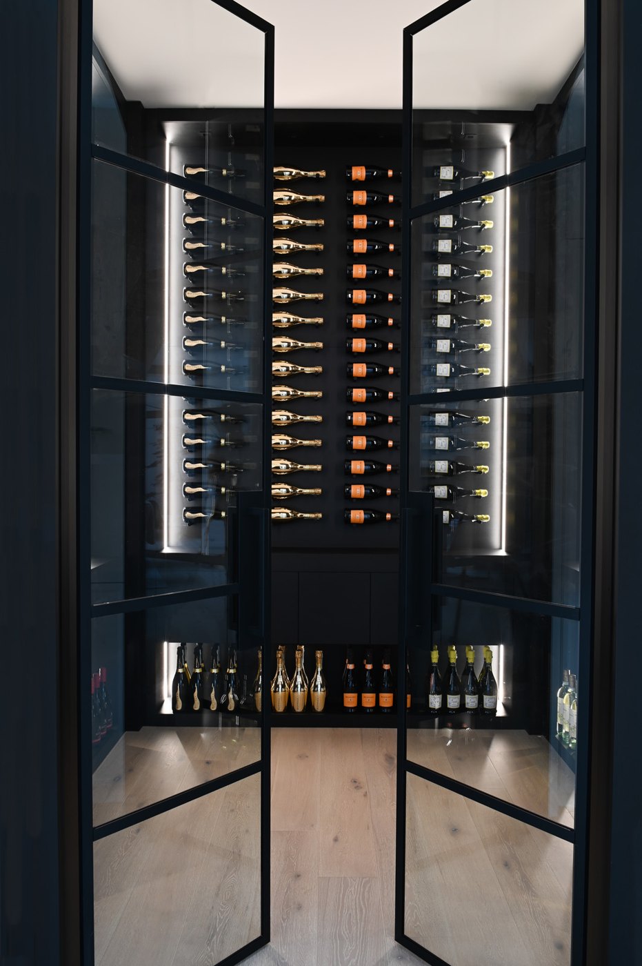 Ferme Moderne — champagne cellar