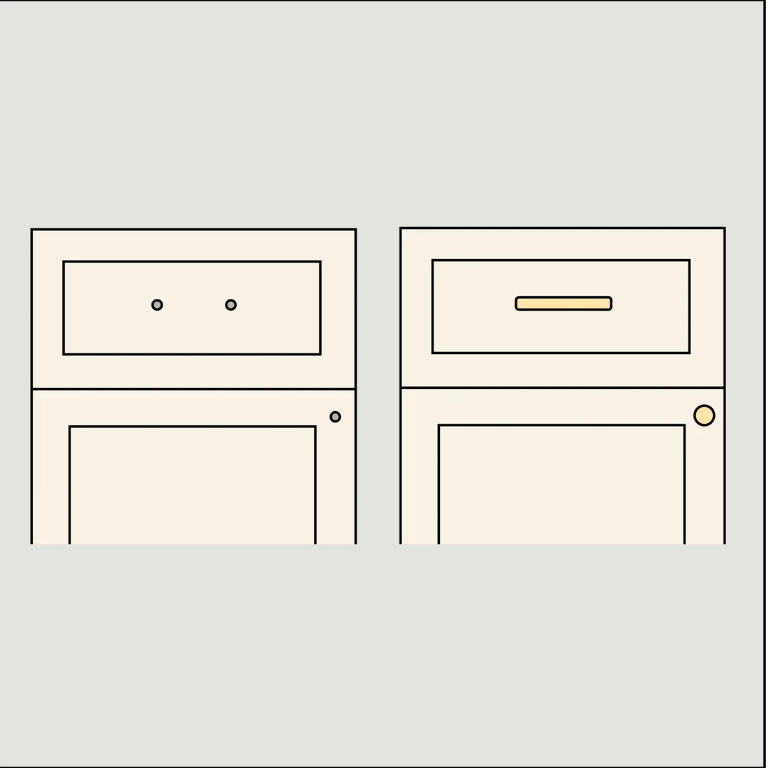 Replacing cabinet hardware