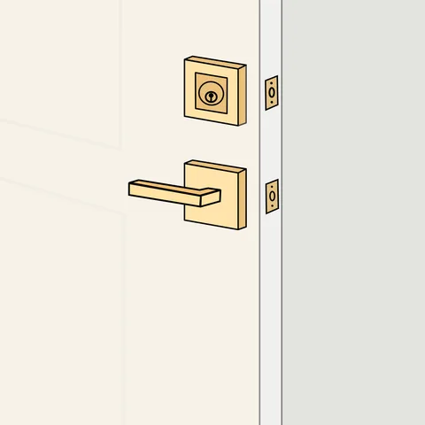 Passage Set + Deadbolt
