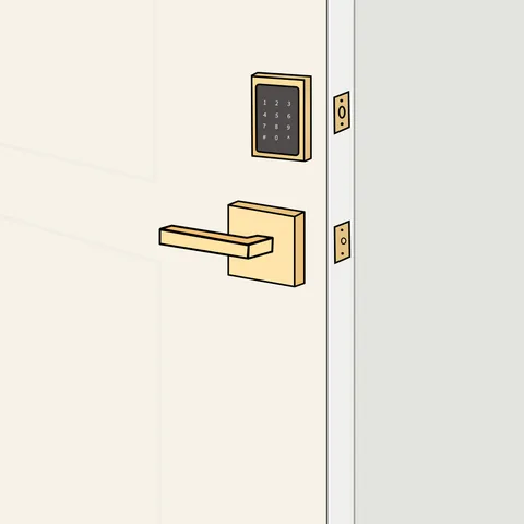 Electronic Deadbolt Lever