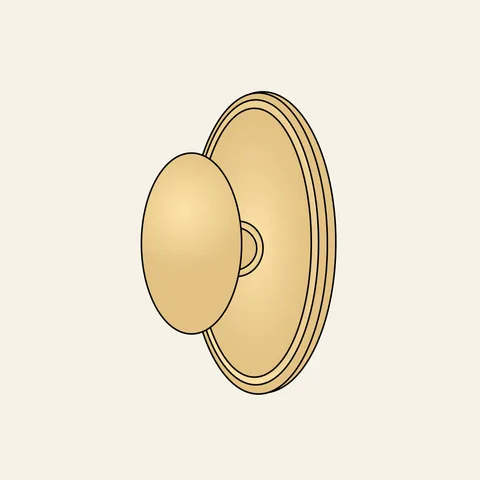 Oval Egg Knob