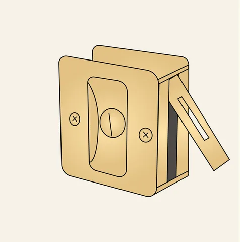 Pocket Door Lock